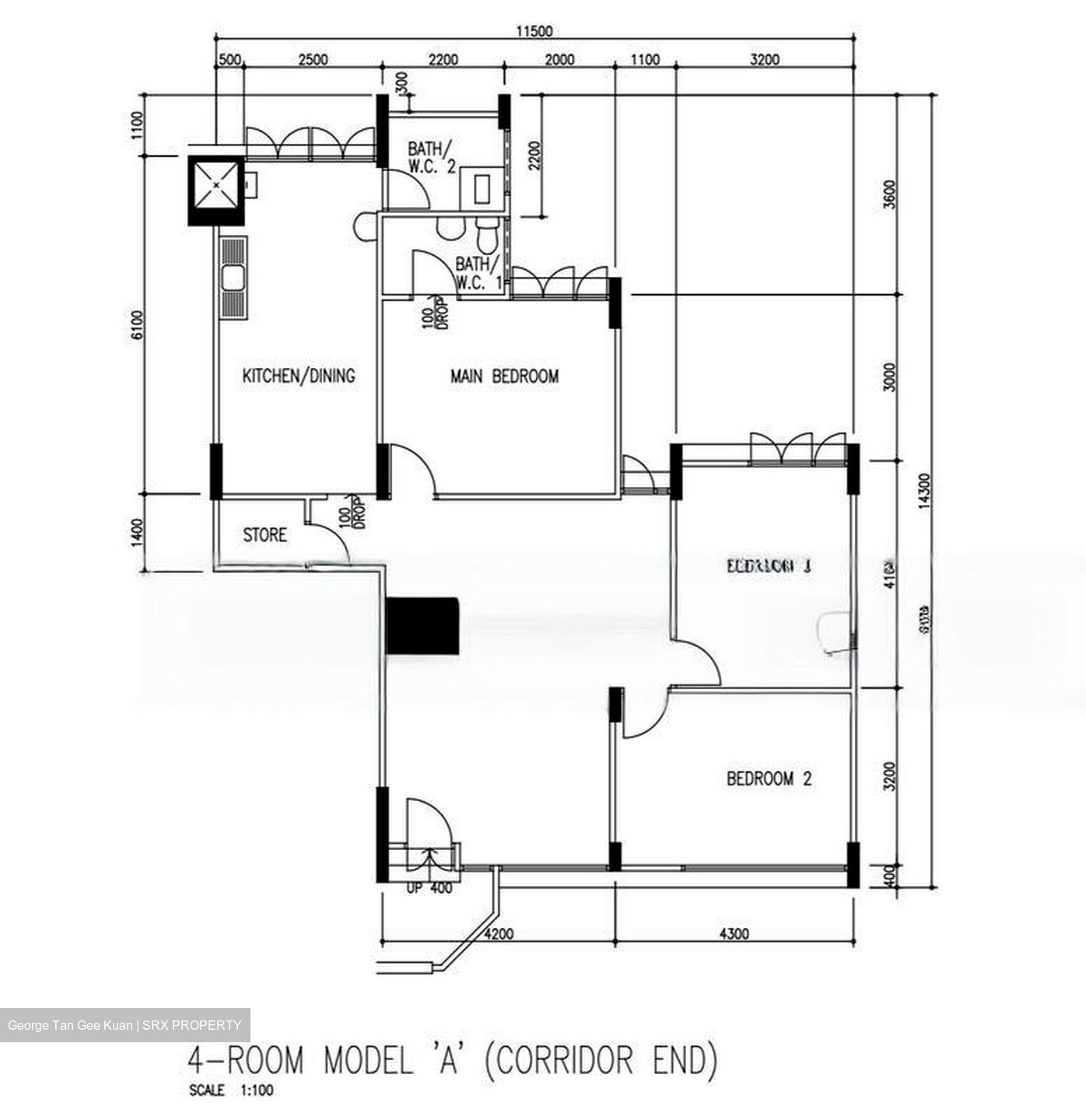 Blk 115 Chong Pang Vale (Yishun), HDB 4 Rooms #460781181